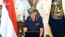 Menteri Pariwisata dan Ekonomi Kreatif Republik Indonesia, Sandiaga Salahuddin Uno