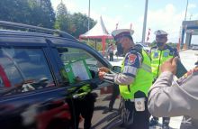 Penyekatan tol Pekanbaru - Dumai