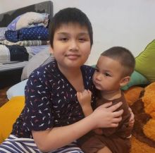 Radi dan Kiano Tiger Wong [Instagram/@baimwong]