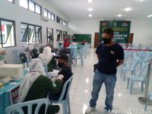 Vaksinasi kodim bengkalis