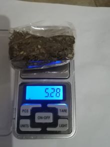 Barang bukti 5,2 gram ganja kering