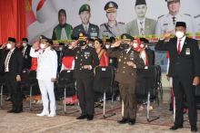 Peringatan HUT RI Ke-76 di Kuansing, Berlangsung Sederhana dan Mematuhi Prokes (foto/zar)