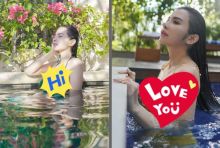 Maria Vania Pemersatu Bangsa Pamer Foto Basah-basahan di Kolam, Netizen Langsung Reaksi Begini (foto/int)