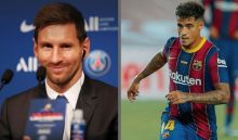 Aguero Menolak, Barcelona Akan Serahkan Nomor 10 Peninggalan Messi Untuk Philippe Coutinho (foto/int)