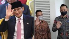 Hasil Lembaga Survei Elektabilitas Sandiaga Uno Unggul Tipis Dari AHY, Anies Baswedan Masih Tiga Besar Calon Presiden Potensial (foto/int)