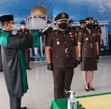 Pelantikan Kasi Datun Kejari Rohil