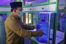 Wabup Husni resmikan Depot Air Minum pesantren Modren Fataha (foto/lin)
