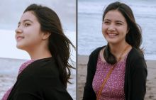 Bulan Sutena Foto Sendirian di Pinggir Pantai, Netizen: Jodohnya Mana, Kok Sendirian (foto/int)