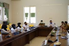 Saat pertemuan Wabup Siak dengan BNN Pelalawan