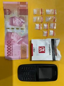 Barang bukti dari tersangka Aai