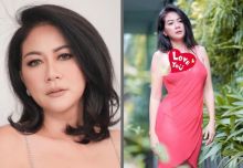 Tante Pemersatu Bangsa Atien Simon Pakai Baju Merah Tipis, Netizen: Brondong Klepek-klepek (foto/int)