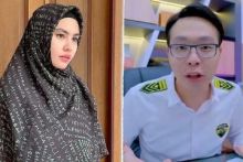 Kartika Putri (kiri) dan dr Richard Lee (kanan). Sumber: Grid Star