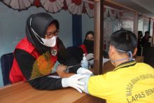 Vaksinasi tahap pertama di Lapas IIa Bengkalis