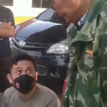 Kakek Masili saat di Mapolsek 