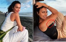 Sophia Latjuba Unggah Foto, Netizen Salah Fokus Sama Tato Mirip Huruf Arab (foto/int)