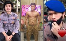 Masih Ingat Polisi Ganteng Saat Amankan Demo, Bripda Onky Mahardika Pamer Foto Six Pack, Netizen Langsung Bilang Ini (foto/int)