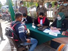 Saat sidang operasi yustisi Prokes