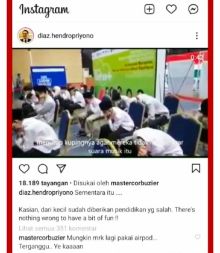 Tangkapan Layar Medsos 