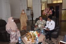 Pengurus DMDI Kab Bengkalis saat audensi ke Bupati Kasmarni