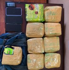 Barang bukti 9 kilogram sabu