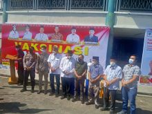 Vaksinasi tahap pertama Kadin Bengkalis dan OJK
