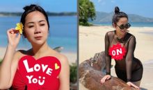 Cuma Pakai Kain Tutup Bagian Itu Hingga Kenakan Baju Terawang, Tante Ernie Bikin Netizen Klepek-klepek (foto/int)