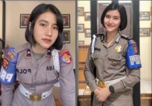 Cantiknya Bripda Kirana Anggota Provost Polres Kutai Barat, Netizen: Mirip Artis, Glowing (foto/int)