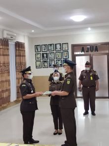 Sertijab Kasi Pidana Umum Kejari Bengkalis