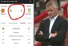 Cristiano Ronaldo dkk Dikalahkan Skuat Aston Villa, Dianggap Biang Kerok Tagar #OleOut Langsung Trending (foto/int)