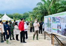 Presiden RI saat berkunjung di Pulau Bengkalis