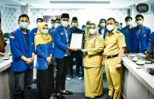 PC PMII saat audensi bersama Bupati Bengkalis