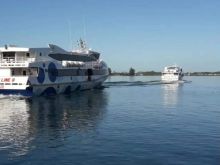 Dumai ekpres tinggalkan pelabuhan Sekupang/net