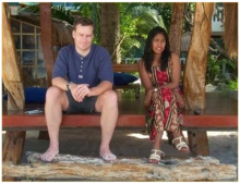 Steven Davis dan Evelyn