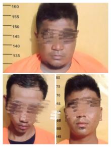 Tiga orang tersangka merupakan warga kecamatan Bantan