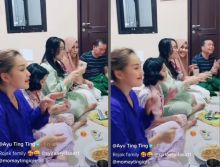 Ditonton 19 Juta Kali, Keluarga Ayu Ting Ting Kompak Goyang Tiktok, Netizen Malah Salah Fokus Lihat Ayah Rojak (foto/int)