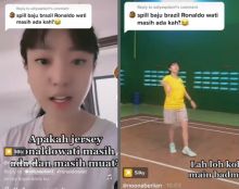 Masih Ingat Ronaldowati? Ini Tampilan Nona Berlian Pakai Jersey Khasnya, Netizen: Dulu Ganteng Sekarang Glow Up (foto/int)