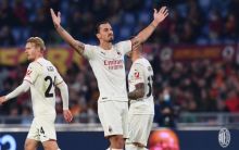 Trending Topik Setelah Cetak Gol ke 400 di Markas AS Roma, Netizen: Zlatan Ibrahimovic Belum Habis (foto/int)