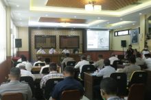 Bupati Alfedri dalam arahannya 