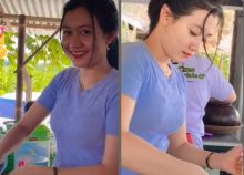 Viral Cewek Cantik Ini Peras Jeruk di Warungnya Ditonton 2 Juta Kali (foto/int)