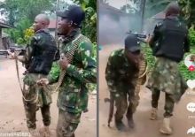 Viral Tentara Barbar Tembak Membabi Buta, Netizen: Asistennya Hampir Jadi Korban (foto/int)