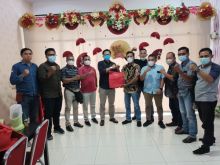 PWI Kab Bengkalis saat silaturahmi dengan pihak pertamina hulu rokan