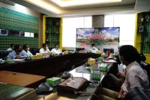 Saat rapat yang dihadiri Wabup Siak 