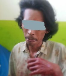 Pelaku pembunuhan (Foto: Polres Inhil)