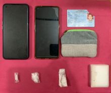 Barang bukti tiga tersangka narkoba