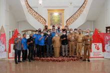 Audensi PWI Kabupaten Bengkalis bersama Bupati