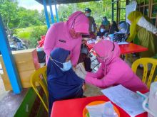 Vaksinasi polsek Bengkalis