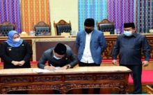 Pengesahan APBD Kabupaten Bengkalis Tahun 2022