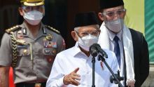 Wapres Ma'ruf Amin Ajak Ulama Lebih Utamakan Perbaikan Akidah Serta Ekonomi Umat dan Tidak Terjebak Kekuasaan (foto/int)