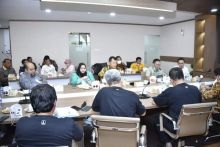 Bupati Bengkalis beserta rombongan saat di kementrian PUPR di Jakarta