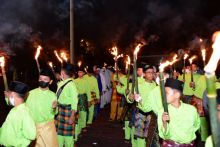 Pawai obor Bengkalis Ngaji program DMDI